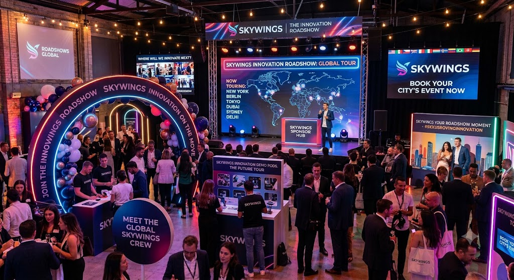 Corporate roadshow management across cities